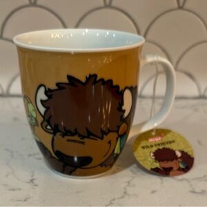 NICI Wild Friends 2009 Brown Bison Coffee Mug‎ NWT